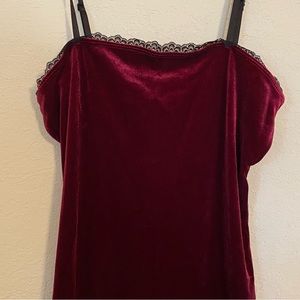 Velvet Slip Dress
